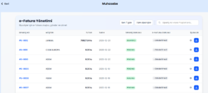 E-İrsaliye/E-Fatura Oluşturma